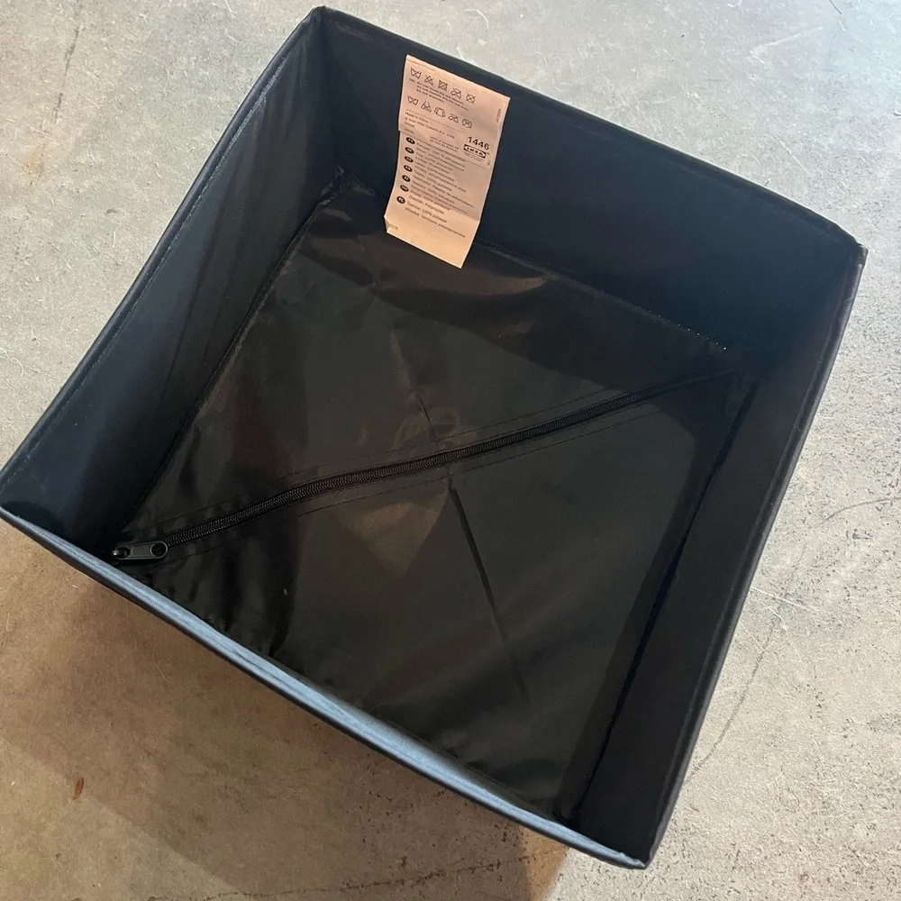 IKEA drawer organizers, mint and black
